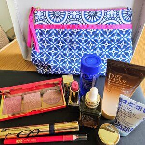 10 pc Estee Lauder Makeup & Skin Care Lot, Most Full Size, Advanced Night Repair